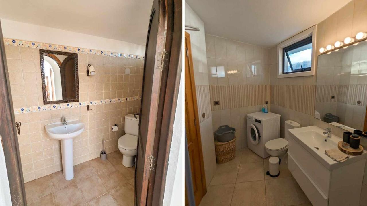 Bungalow Allende Famara Con Piscina Privada Y Ac Exterior foto